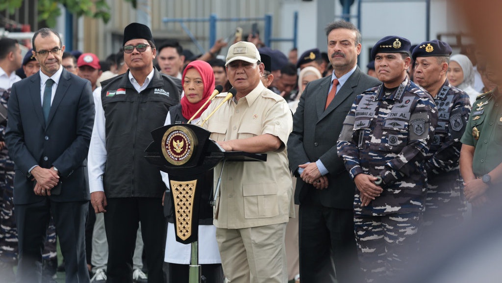 Pesan Prabowo ke Tim yang Jalankan Misi Kemanusiaan ke Palestina Pesan Prabowo ke Tim yang Jalankan Misi Kemanusiaan ke Palestina