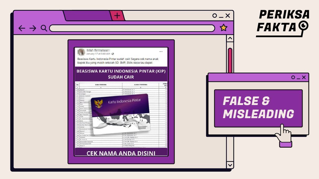Hoaks Link Pencairan Beasiswa Kartu Indonesia Pintar Hoaks Link Pencairan Beasiswa Kartu Indonesia Pintar