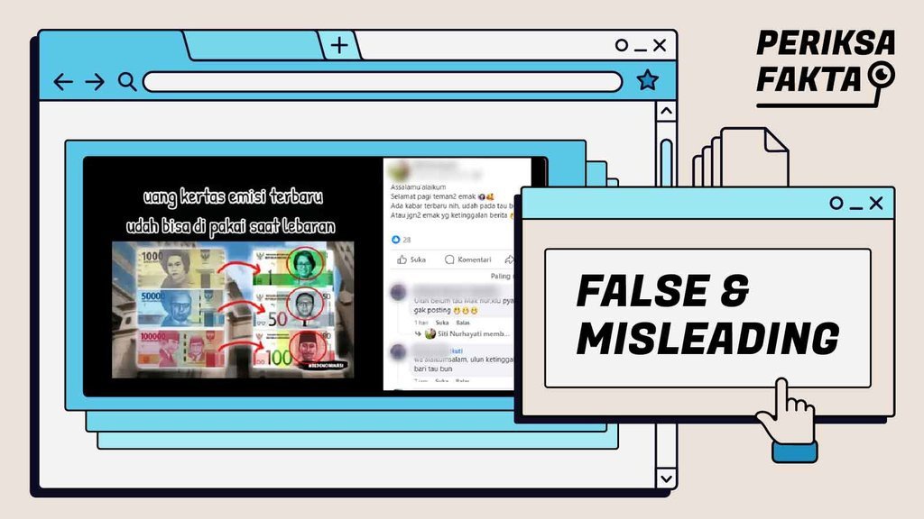 Hoaks Adanya Uang Kertas Emisi Terbaru Bergambar Sri Mulyani Hoaks Adanya Uang Kertas Emisi Terbaru Bergambar Sri Mulyani