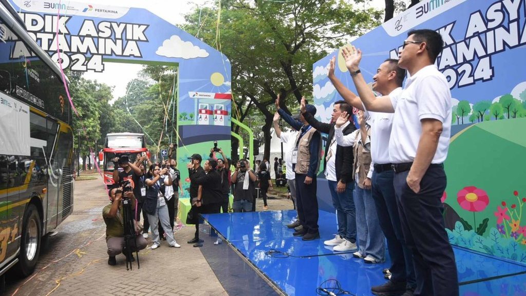 Mudik Asyik Pertamina Lepas 4.000 Pemudik ke 17 Kota Mudik Asyik Pertamina Lepas 4.000 Pemudik ke 17 Kota
