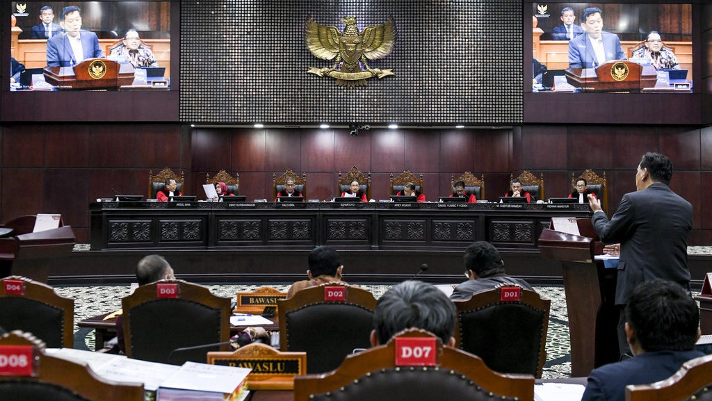 MK Diminta Hadirkan Jokowi Sebagai Saksi Sidang Sengketa Pilpres MK Diminta Hadirkan Jokowi Sebagai Saksi Sidang Sengketa Pilpres