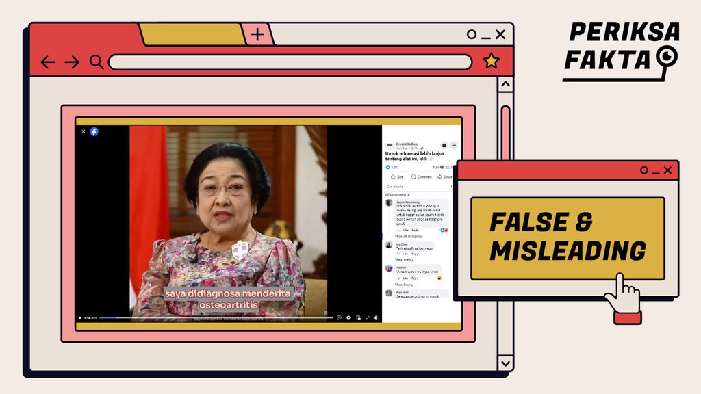 Hoaks Megawati dan Puan Mengiklankan Obat Nyeri Sendi dan Tulang Hoaks Megawati dan Puan Mengiklankan Obat Nyeri Sendi dan Tulang