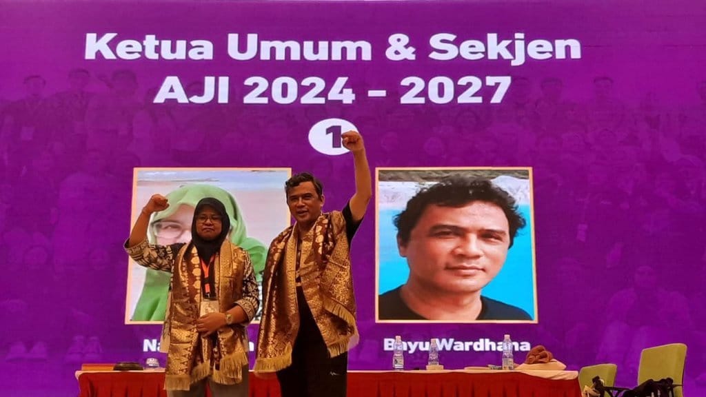 Profil Nani Afrida-Bayu Wardhana Ketum dan Sekjen AJI 2024-2027 Profil Nani Afrida-Bayu Wardhana Ketum dan Sekjen AJI 2024-2027