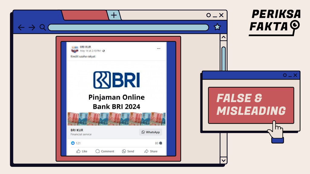 Hoaks Informasi KUR BRI Menyertakan Nomor WhatsApp Hoaks Informasi KUR BRI Menyertakan Nomor WhatsApp