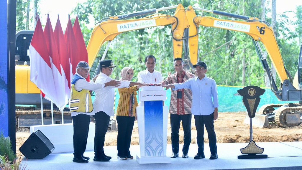 Jokowi Lakukan Groundbreaking Nusantara Sustainability Hub Jokowi Lakukan Groundbreaking Nusantara Sustainability Hub