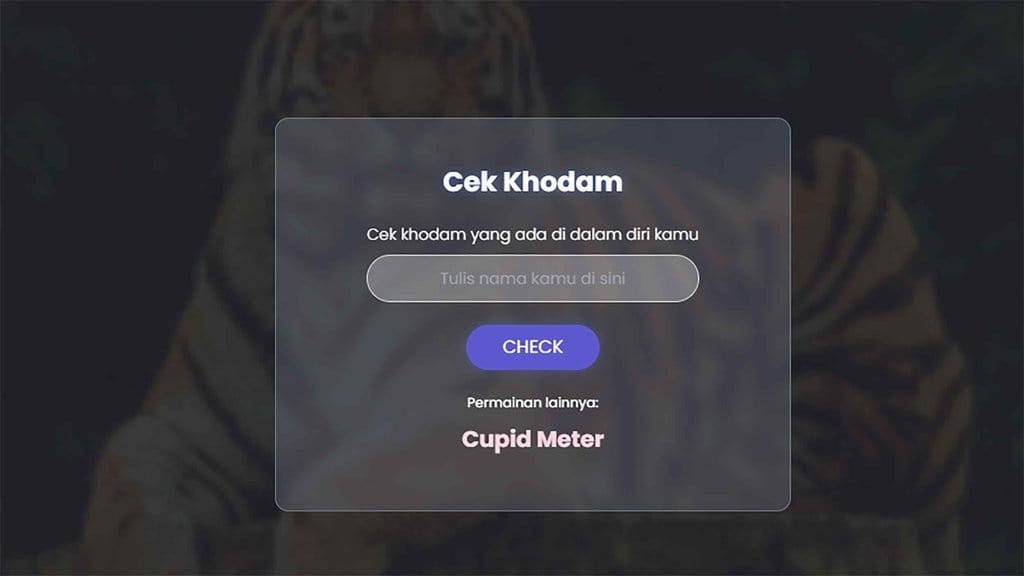 Cara Cek Khodam yang Viral, Arti, dan Penjelasan Asalnya Cara Cek Khodam yang Viral, Arti, dan Penjelasan Asalnya