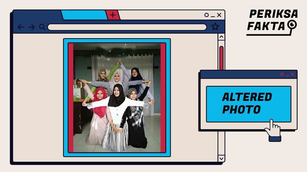 Salah, Muslimah Indonesia Berpose Bintang Daud dan Dukung Israel Salah, Muslimah Indonesia Berpose Bintang Daud dan Dukung Israel