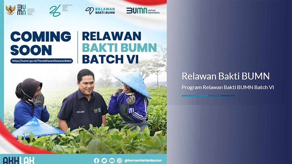Link Daftar Relawan Bakti BUMN 2024, Syarat & Cara Registrasinya Link Daftar Relawan Bakti BUMN 2024, Syarat & Cara Registrasinya