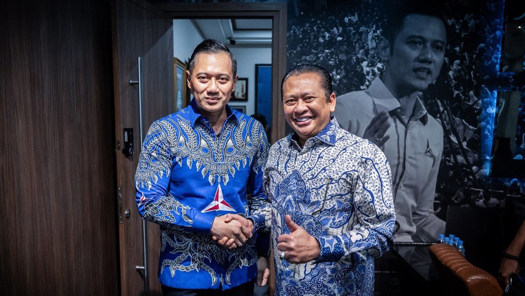 Bamsoet Temui AHY, Bahas Pemilu Hingga Biaya Politik yang Mahal Bamsoet Temui AHY, Bahas Pemilu Hingga Biaya Politik yang Mahal