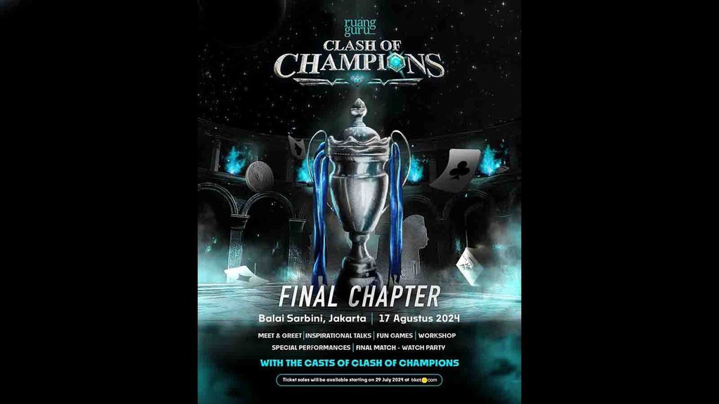 Link Streaming Nonton Grand Final Clash of Champions Eps 11 Link Streaming Nonton Grand Final Clash of Champions Eps 11