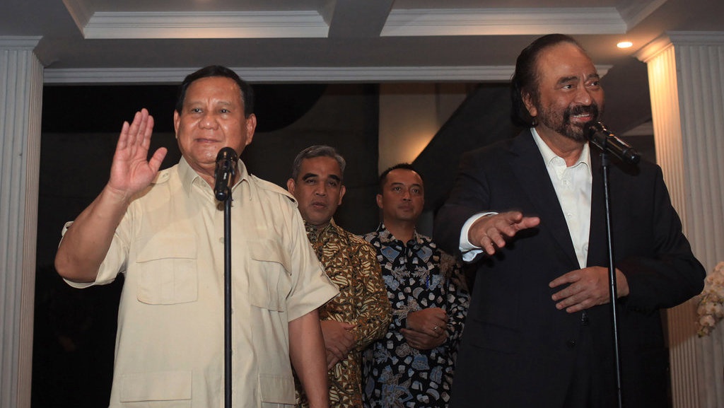Nasdem: Pertemuan Prabowo-Paloh Diusahakan Sebelum Pelantikan Nasdem: Pertemuan Prabowo-Paloh Diusahakan Sebelum Pelantikan