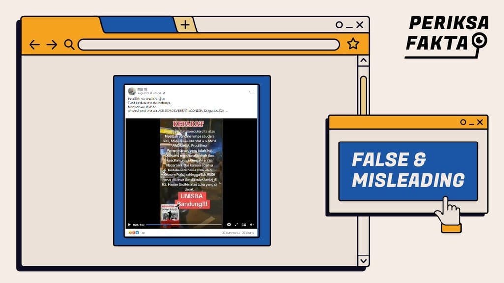 Hoaks Mahasiswa Unisba Tewas saat Unjuk Rasa Tolak UU Pilkada Hoaks Mahasiswa Unisba Tewas saat Unjuk Rasa Tolak UU Pilkada
