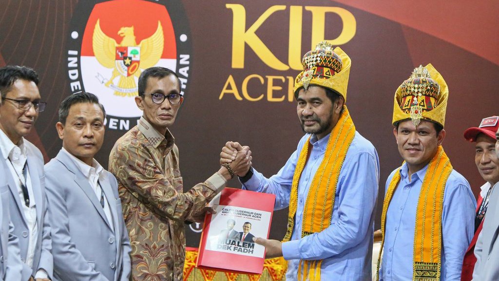 Daftar Lengkap Paslon Pilgub Aceh 2024 dan Partai Pengusung Daftar Lengkap Paslon Pilgub Aceh 2024 dan Partai Pengusung