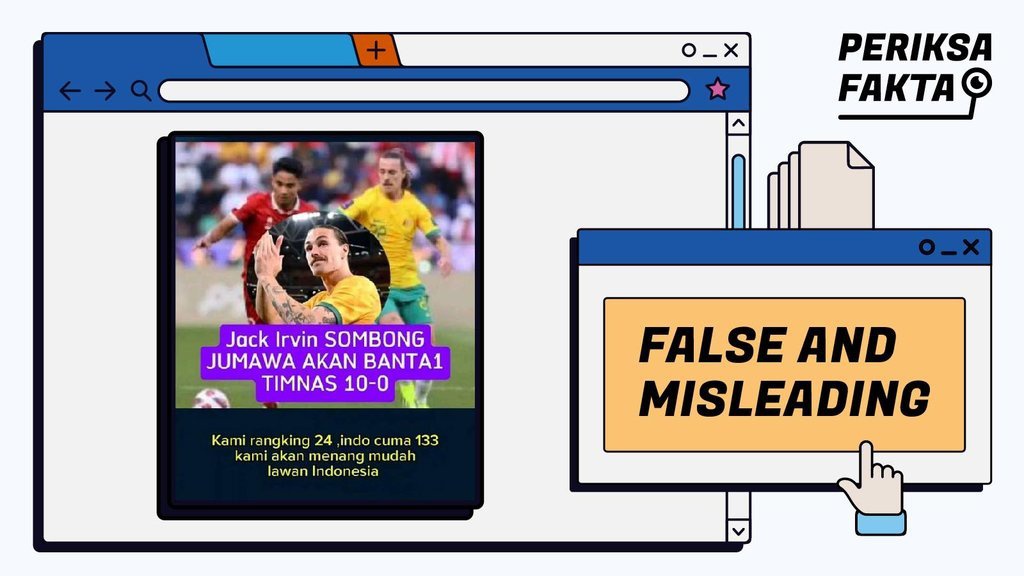 Salah, Jackson Irvine Sebut Akan Bantai Timnas Indonesia 10-0 Salah, Jackson Irvine Sebut Akan Bantai Timnas Indonesia 10-0