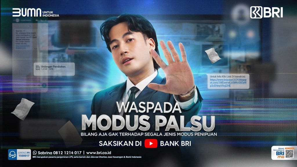 Gaet Vidi Aldiano, BRI Edukasi Waspada Modus Penipuan Lewat Lagu Gaet Vidi Aldiano, BRI Edukasi Waspada Modus Penipuan Lewat Lagu