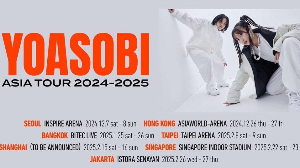 Link Tiket Konser Yoasobi di Jakarta 2025 dan Daftar Harganya Link Tiket Konser Yoasobi di Jakarta 2025 dan Daftar Harganya