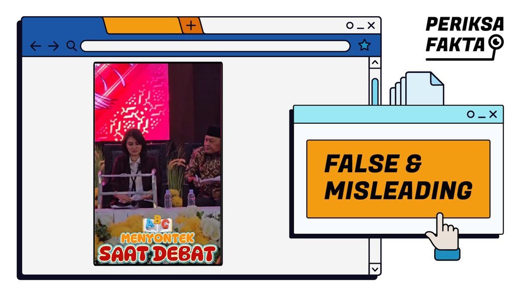 Hoaks Narasi Sherly Tjoanda Curang karena Menyontek Saat Debat Hoaks Narasi Sherly Tjoanda Curang karena Menyontek Saat Debat