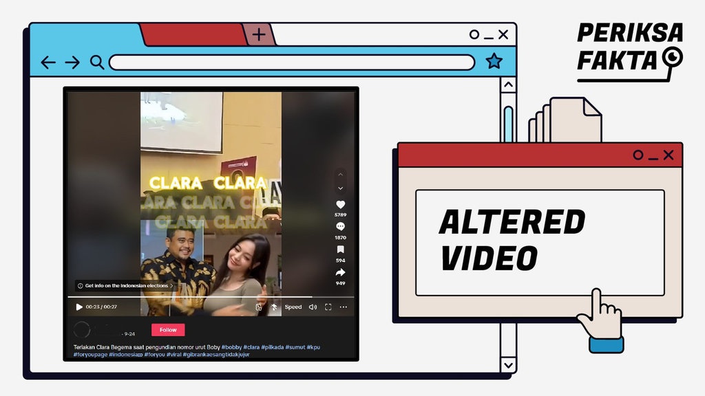 Video Buatan AI Tampilkan Bobby Nasution Peluk Clara Video Buatan AI Tampilkan Bobby Nasution Peluk Clara