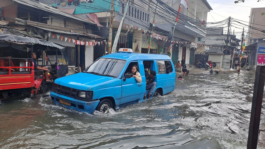 BPBD DKI: 1 RT di Penjaringan Terendam Banjir Rob BPBD DKI: 1 RT di Penjaringan Terendam Banjir Rob