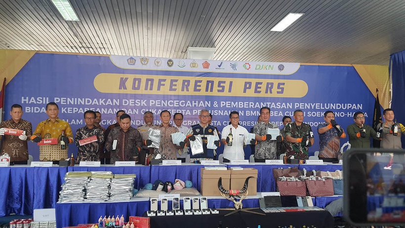 Bea Cukai Soetta Tindak Penyelundupan Barang Ilegal Rp2,9 Miliar Bea Cukai Soetta Tindak Penyelundupan Barang Ilegal Rp2,9 Miliar