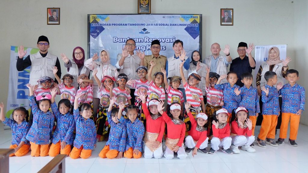 PNM, Jamkrindo, Askrindo, Bank IBK Dukung Sarana Belajar di Desa PNM, Jamkrindo, Askrindo, Bank IBK Dukung Sarana Belajar di Desa