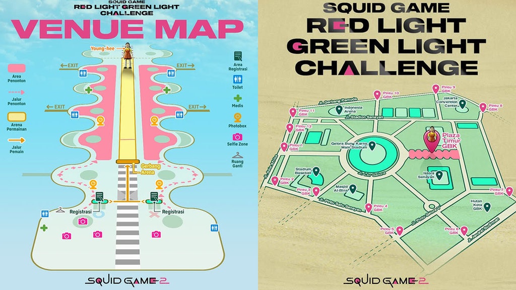 Cara ke Lokasi Squid Game 2 di Plaza Timur GBK 22 Des 2024 Cara ke Lokasi Squid Game 2 di Plaza Timur GBK 22 Des 2024