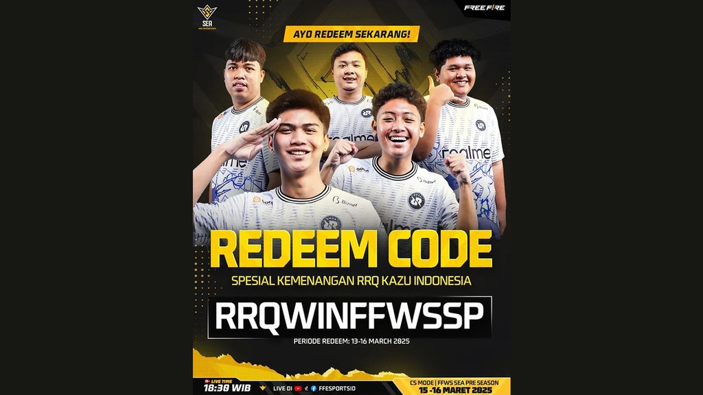 Kode Redeem FF Masih Aktif Hari Ini 13 Maret 2025 & Hadiahnya Kode Redeem FF Masih Aktif Hari Ini 13 Maret 2025 & Hadiahnya