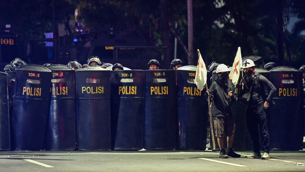 1.211 Personel Gabungan Kawal Demo di Jakarta Hari Ini 1.211 Personel Gabungan Kawal Demo di Jakarta Hari Ini