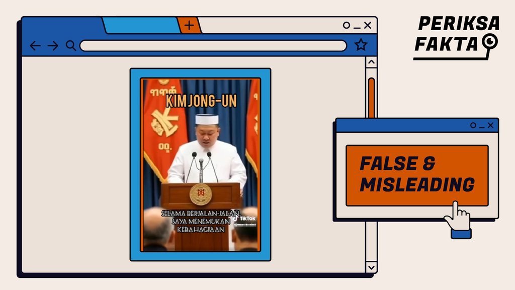 Tidak Benar Video Pemimpin Korea Utara Kim Jong-un Masuk Islam Tidak Benar Video Pemimpin Korea Utara Kim Jong-un Masuk Islam