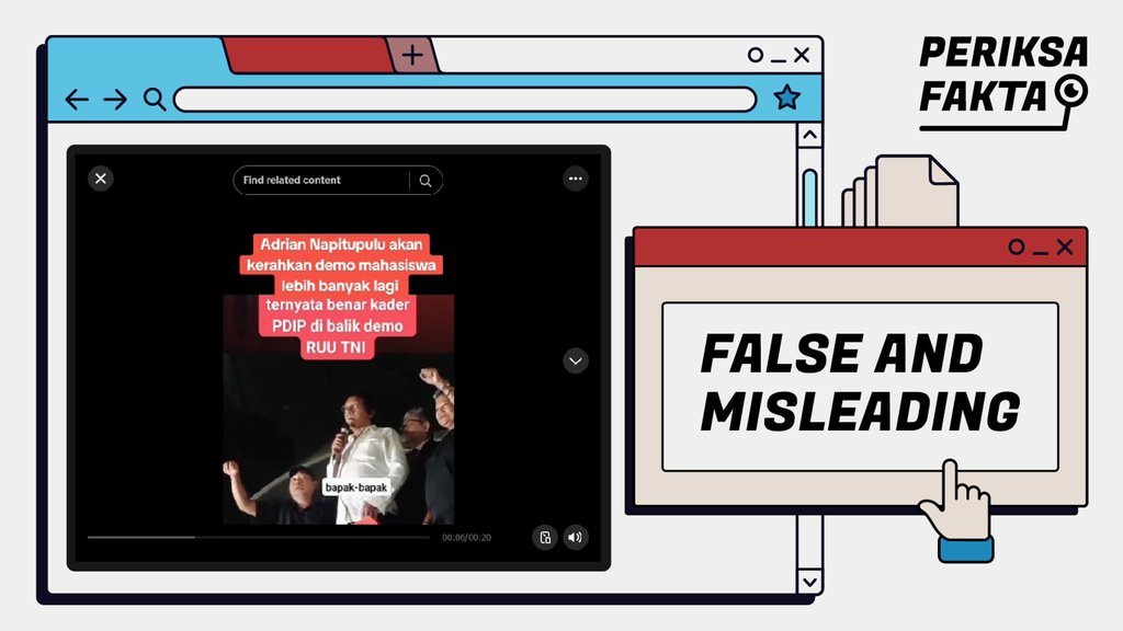 Video Orasi PDIP Diklaim Berhubungan dengan Demo RUU TNI Video Orasi PDIP Diklaim Berhubungan dengan Demo RUU TNI
