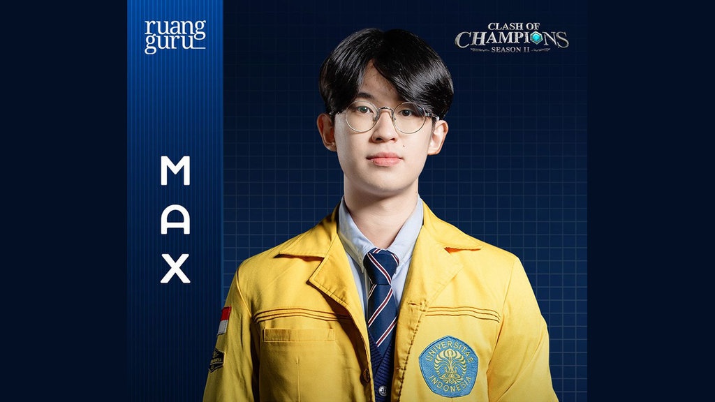 Profil Max Peserta Clash of Champions 2 & Fakta Menariknya Profil Max Peserta Clash of Champions 2 & Fakta Menariknya