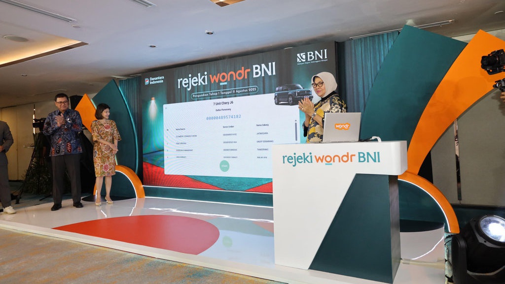 BNI Umumkan Pemenang Undian Rejeki Wondr Tahap Pertama BNI Umumkan Pemenang Undian Rejeki Wondr Tahap Pertama
