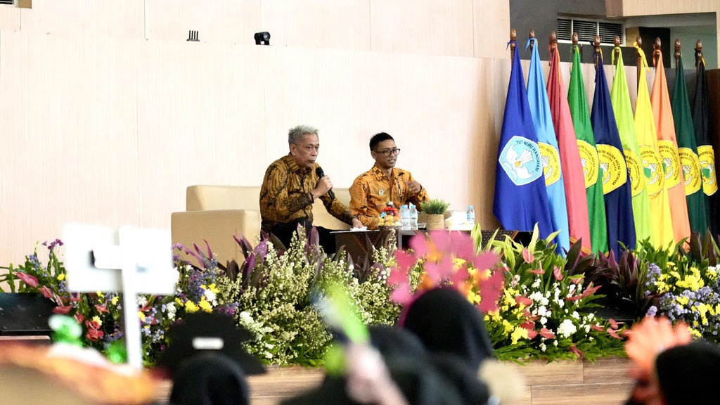Di Depan Mahasiswa, Wamensos: Putus Kemiskinan Lewat SR! Di Depan Mahasiswa, Wamensos: Putus Kemiskinan Lewat SR!