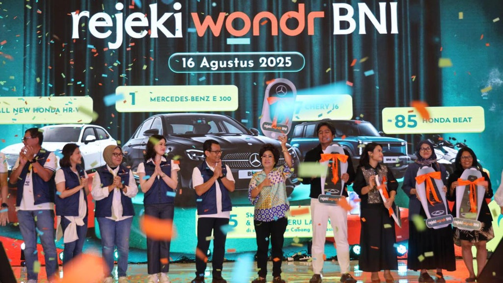 BNI Serahkan Hadiah Tahap I Rejeki wondr, Ada Lagi Februari 2026 BNI Serahkan Hadiah Tahap I Rejeki wondr, Ada Lagi Februari 2026