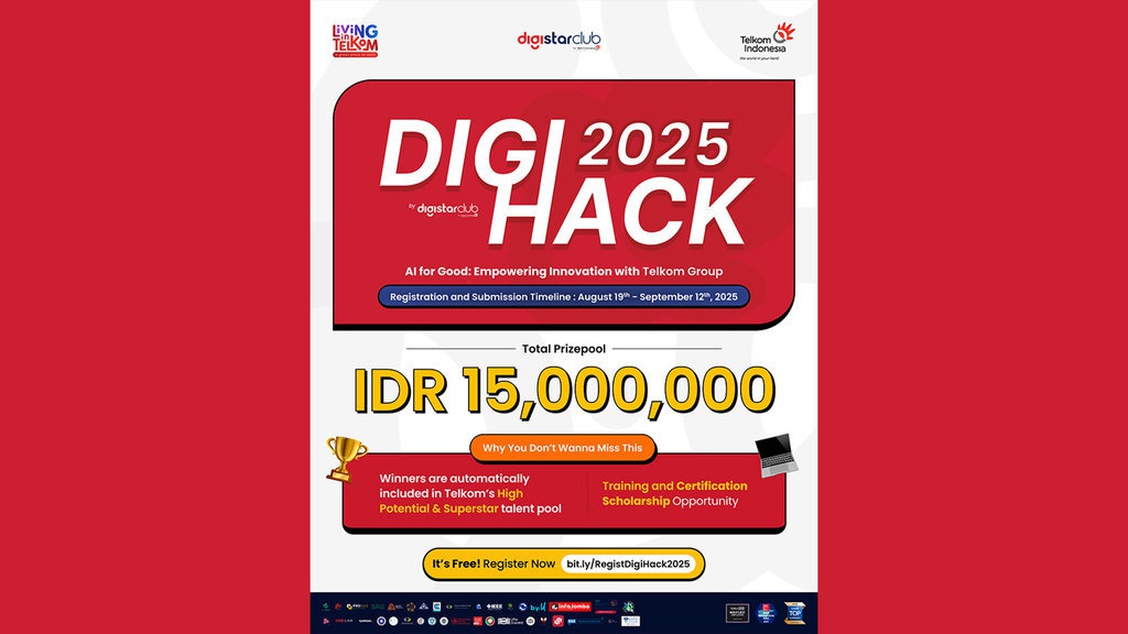 Telkom Gelar DigiHack 2025, Ruang Inovasi AI Talenta Digital Telkom Gelar DigiHack 2025, Ruang Inovasi AI Talenta Digital
