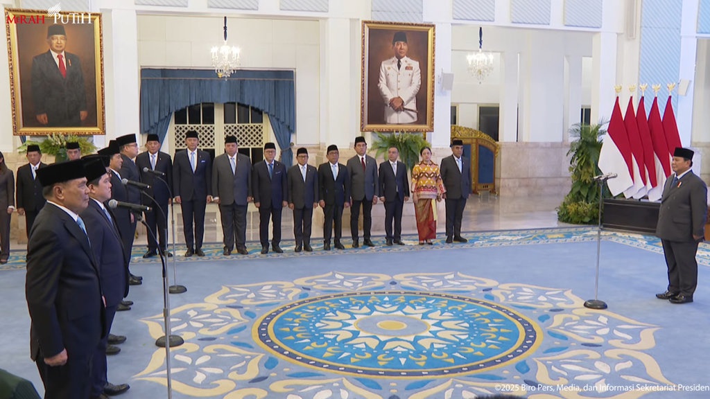 Prabowo Lantik Erick Thohir Jadi Menpora, Qodari Kepala KSP Prabowo Lantik Erick Thohir Jadi Menpora, Qodari Kepala KSP