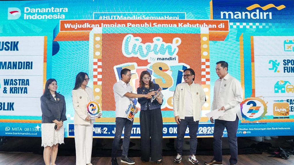 Bank Mandiri Gelar Livin' Fest 2025, Expo UMKM & Ekonomi Kreatif Bank Mandiri Gelar Livin' Fest 2025, Expo UMKM & Ekonomi Kreatif