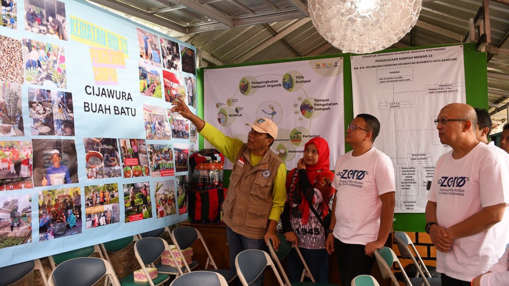 Telkom Kirim Bantuan untuk Pengelolaan Sampah di Cijaura Bandung Telkom Kirim Bantuan untuk Pengelolaan Sampah di Cijaura Bandung