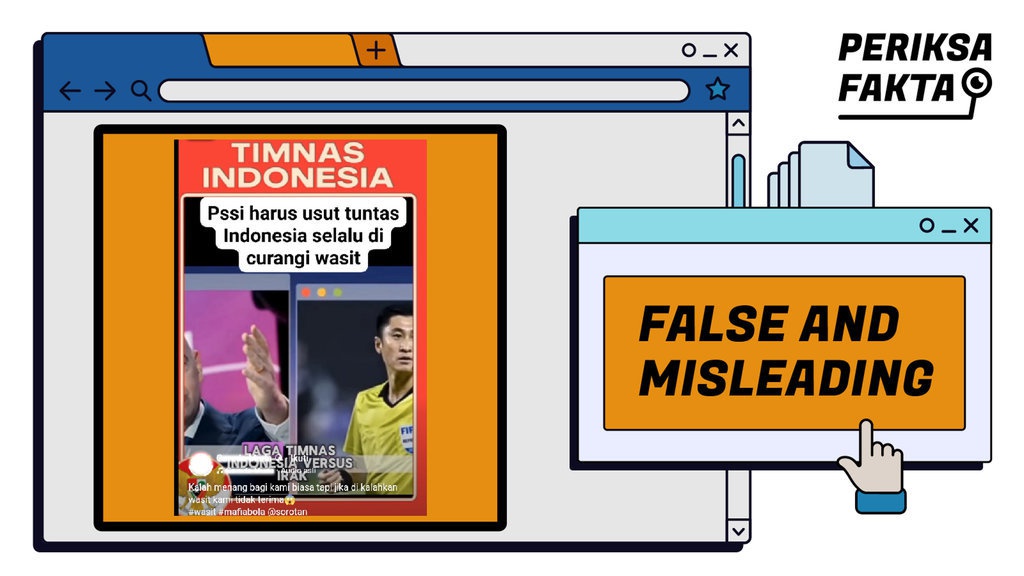 Hoaks FIFA Nyatakan Kemenangan Irak atas Indonesia Tidak Sah Hoaks FIFA Nyatakan Kemenangan Irak atas Indonesia Tidak Sah