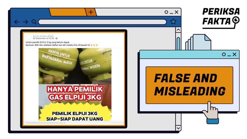 Salah, Klaim Bantuan Tunai Rp300 Ribu untuk Pemilik LPG 3 Kg Salah, Klaim Bantuan Tunai Rp300 Ribu untuk Pemilik LPG 3 Kg