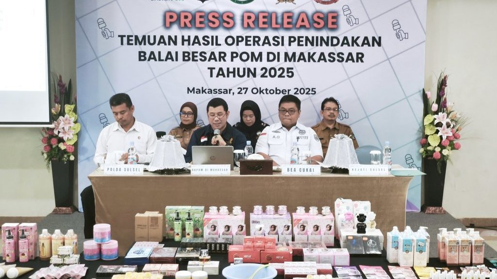 BBPOM Makassar Bongkar Modus Jaringan Kosmetik Ilegal di Sidrap BBPOM Makassar Bongkar Modus Jaringan Kosmetik Ilegal di Sidrap