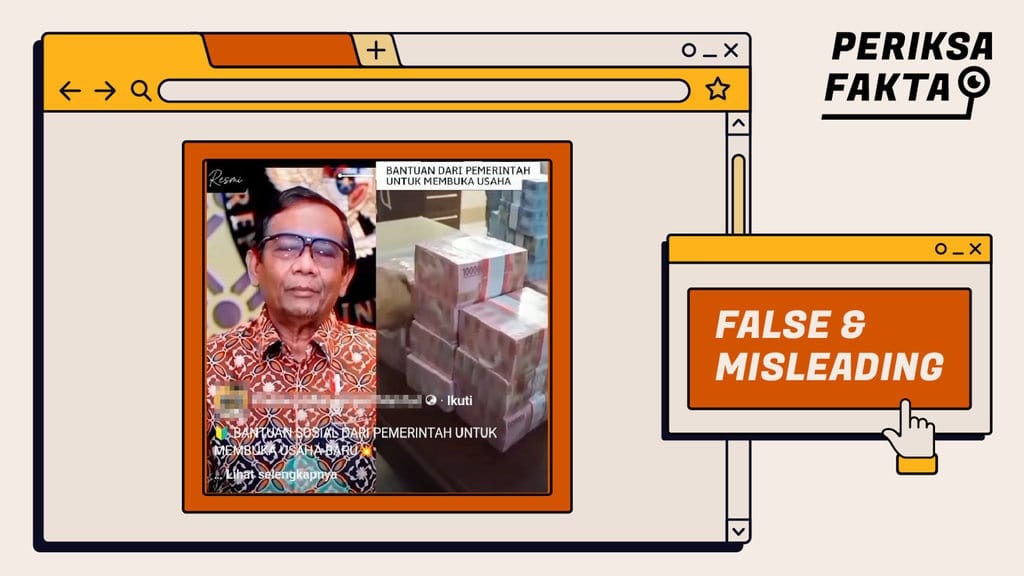 Hoaks Video Mahfud MD Bagikan Bansos Hasil Perampasan Aset Hoaks Video Mahfud MD Bagikan Bansos Hasil Perampasan Aset