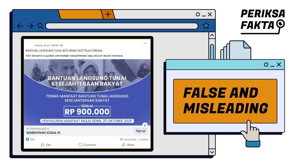 Hoaks Tautan Pencairan BLT Kesra Periode Oktober 2025 Hoaks Tautan Pencairan BLT Kesra Periode Oktober 2025
