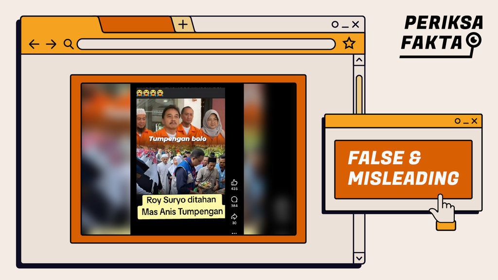 Hoaks Anies Tumpengan Menyambut Penahanan Roy Suryo Hoaks Anies Tumpengan Menyambut Penahanan Roy Suryo
