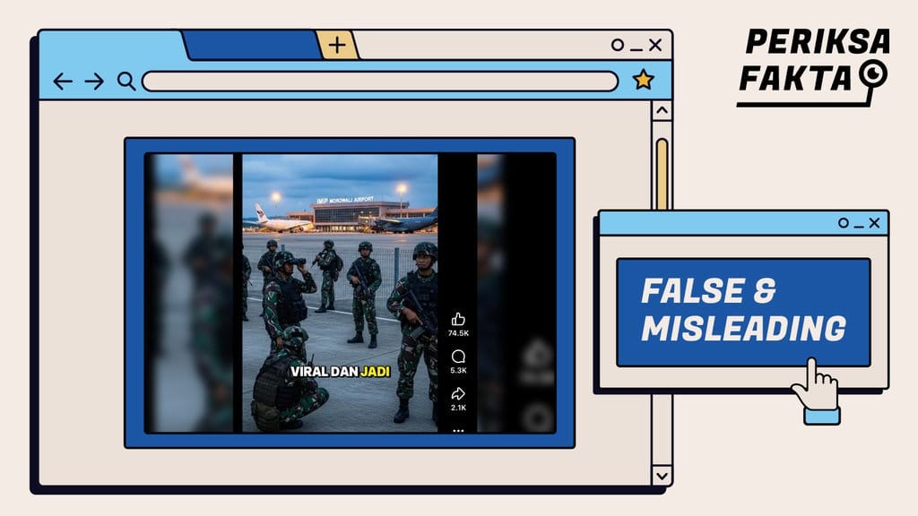 Hoaks, TNI Ambil Alih Bandara IMIP Morowali Hoaks, TNI Ambil Alih Bandara IMIP Morowali