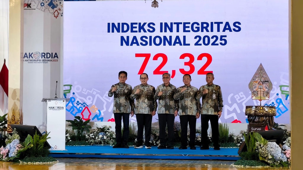 Survei KPK: Skor Integritas Nasional 72,32, Kategori Rentan Survei KPK: Skor Integritas Nasional 72,32, Kategori Rentan
