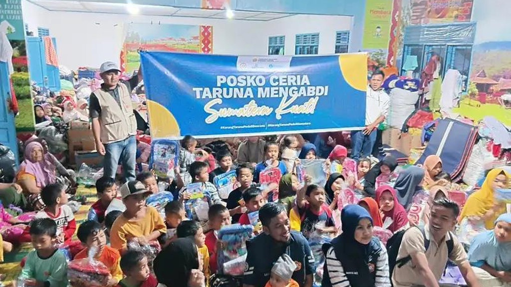 Posko Ceria Karang Taruna Pulihkan Trauma Anak Pascabencana Posko Ceria Karang Taruna Pulihkan Trauma Anak Pascabencana