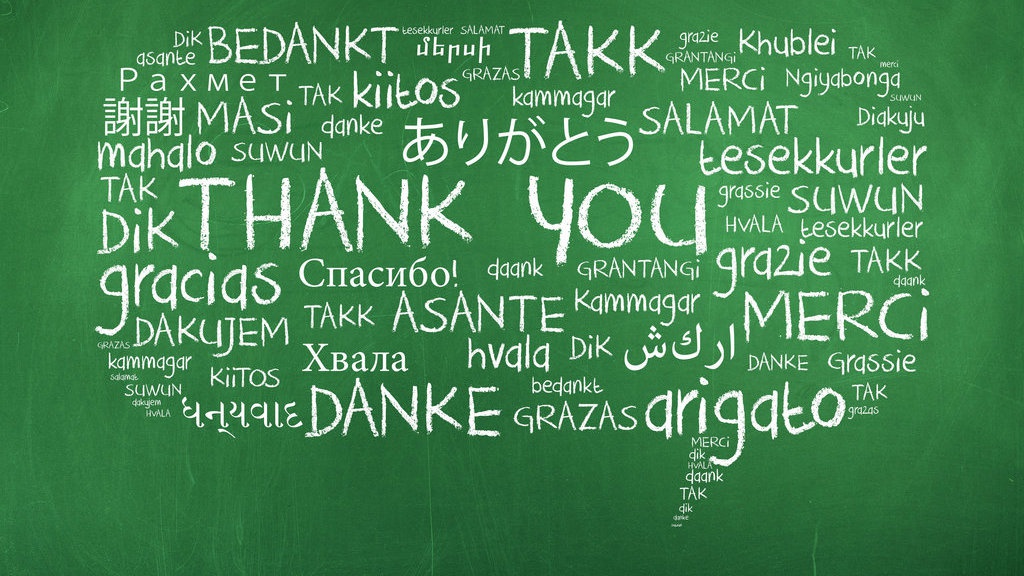 200+ Ucapan Terima Kasih Dalam Berbagai Bahasa 200+ Ucapan Terima Kasih Dalam Berbagai Bahasa
