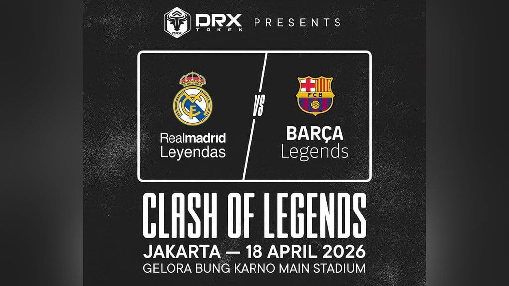Daftar Line-up Barca vs Madrid Legends 2026, Kapan Main di GBK?
