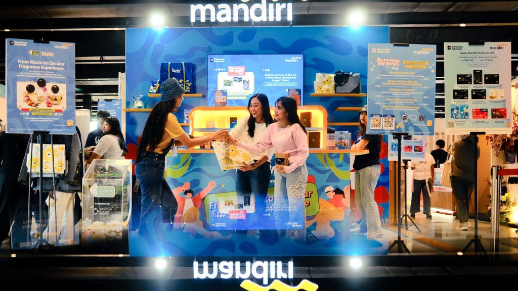 Bank Mandiri Hadirkan Circular Fragrance di Perfume Pop Market Bank Mandiri Hadirkan Circular Fragrance di Perfume Pop Market